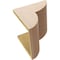 Ekena Millwork 11"W x 11"D x 11"H Wide Crestline Rough Cedar Woodgrain TimberThane Corbel, Primed Tan CORUR11X11X11CRERCPR - alternate 4